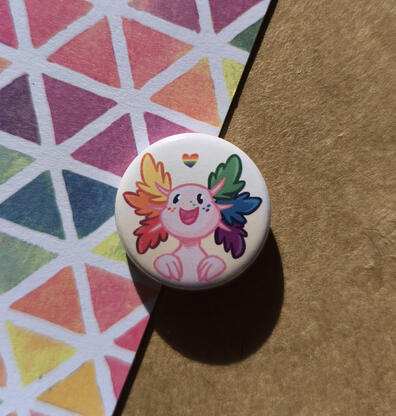Proud Axolotl - 2,5 cm - 10 zł