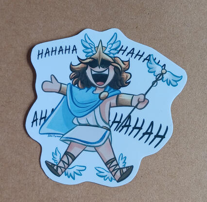 Hermes - 4 zł - regular sticker paper, 7 x 6,5 cm