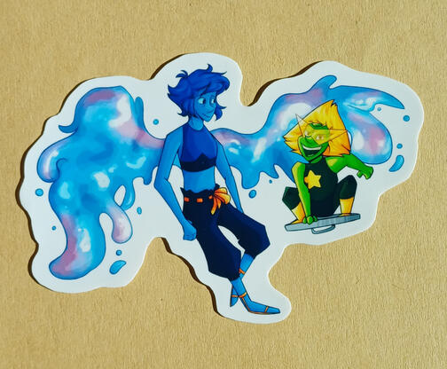 SU - Lapis + Perydot - 6 zł - regular sticker paper, 10,5 x 7,5 cm