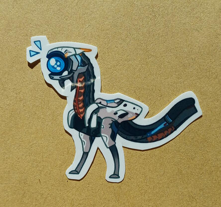 Watcher - 4 zł - regular sticker paper, 7 x 5,5 cm