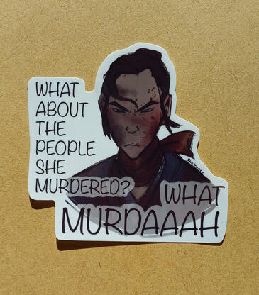 Mizu - 4 zł - regular sticker paper, 7 x 7 cm