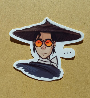 Mizu - 4 zł - regular sticker paper, 6,5 x 7 cm