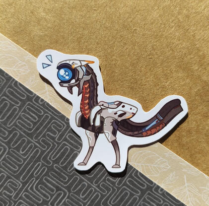 Watcher - 4 zł - regular sticker paper, 7 x 5,5 cm