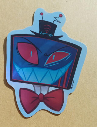 Vox - 4 zł - holographic sticker paper, 7 x 5 cm