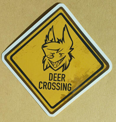 Alastor CAR STICKER - 10 zł - vinyl sticker (weather resistant), 11 x 11 cm