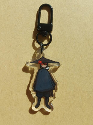 -OUT OF STOCK - Tiny Mizu - 30 zł - red epoxy, 5 x 3 + 4 cm