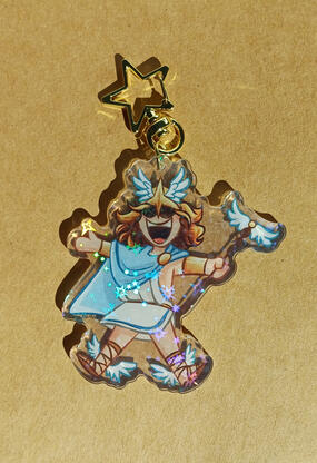 Hermes HAHA - 35 zł - holo star, 7,5 x 6 + 4 cm