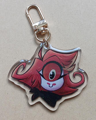 Niffty - 20 zł - glitter epoxy, 6 x 5 + 4 cm