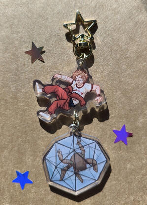 Grace & Rocky - Project Hail Mary - 60 zł - clear acrylic, 13,5 cm