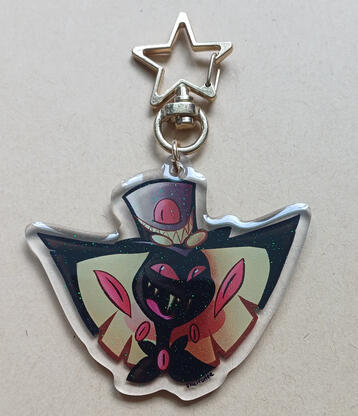 Sir Pentious - 20 zł - glitter epoxy, 6,5 x 5,5 + 4 cm