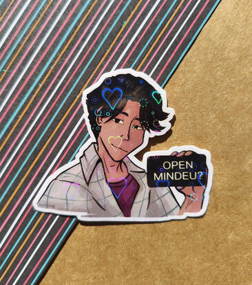 Jinu - KPOP Demon Hunters - 6 zł - regular sticker paper, 7 x 8 cm