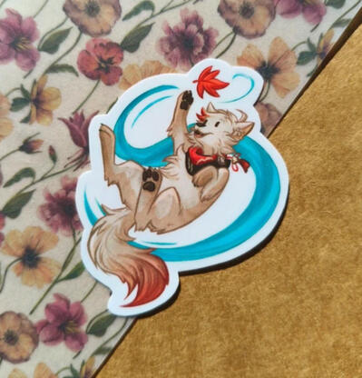 CATzuha - 4 zł - regular sticker paper, 7 x 5,5 cm