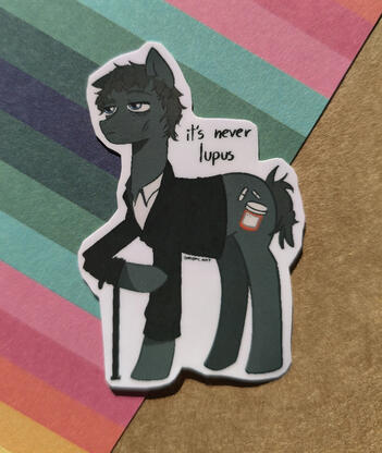 Dr. Horse - 4 zł - regular sticker paper, 5 x 7,5 cm